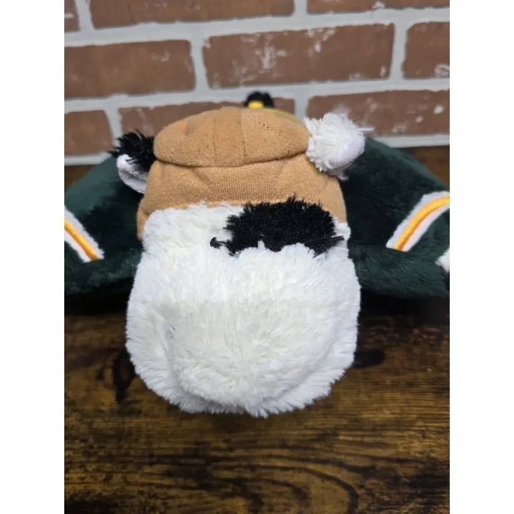 Green Bay‎ Packers Cow Plush Pillow Pets Dream Lites Working lights Without Tags